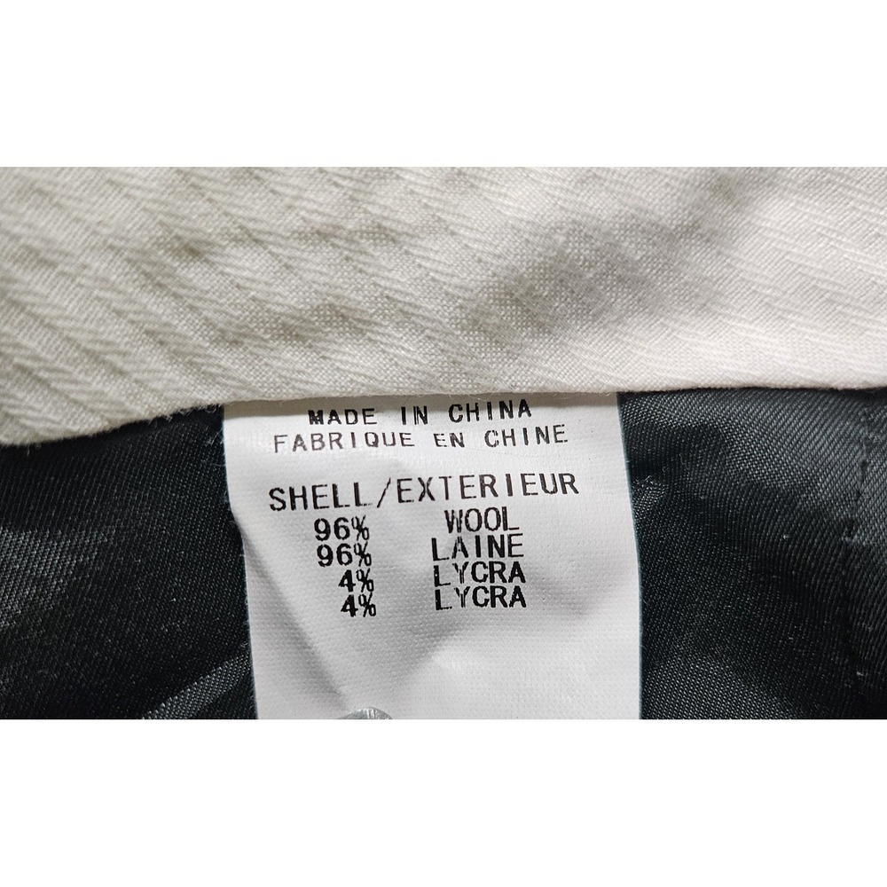 THEORY Black Emery Stretch Wool Wide Leg Flare Dress Work Trousers Pants Size 6 - Picture 7 of 12
